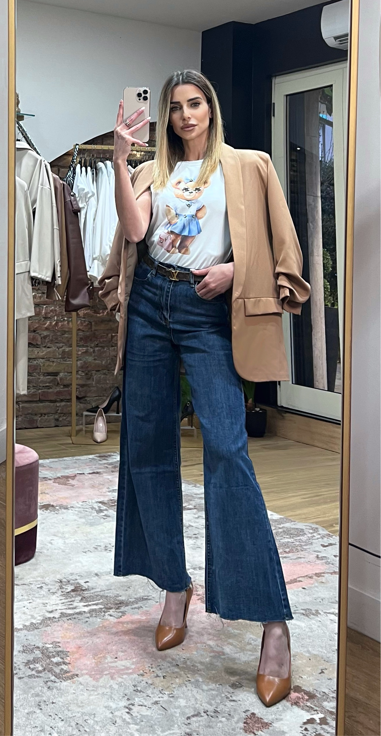 T-SHIRT TEDDY BEAR azzurra