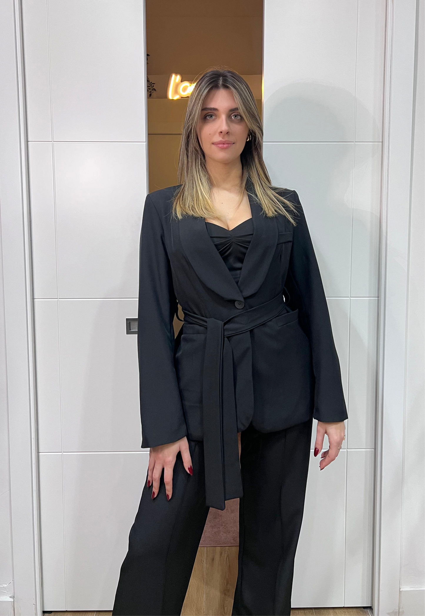 Tailleur Pamela nero