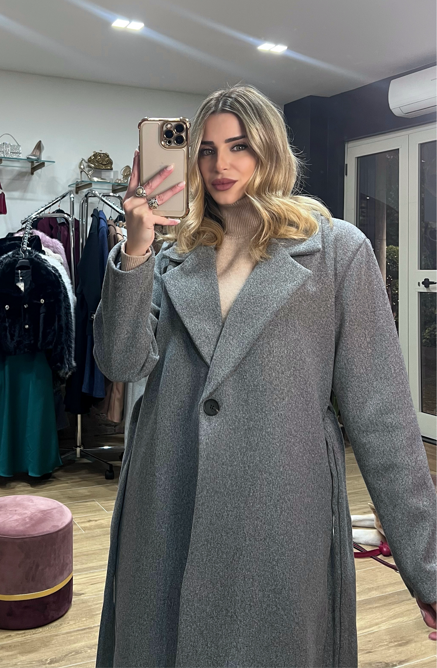 Cappotto Charlotte grigio