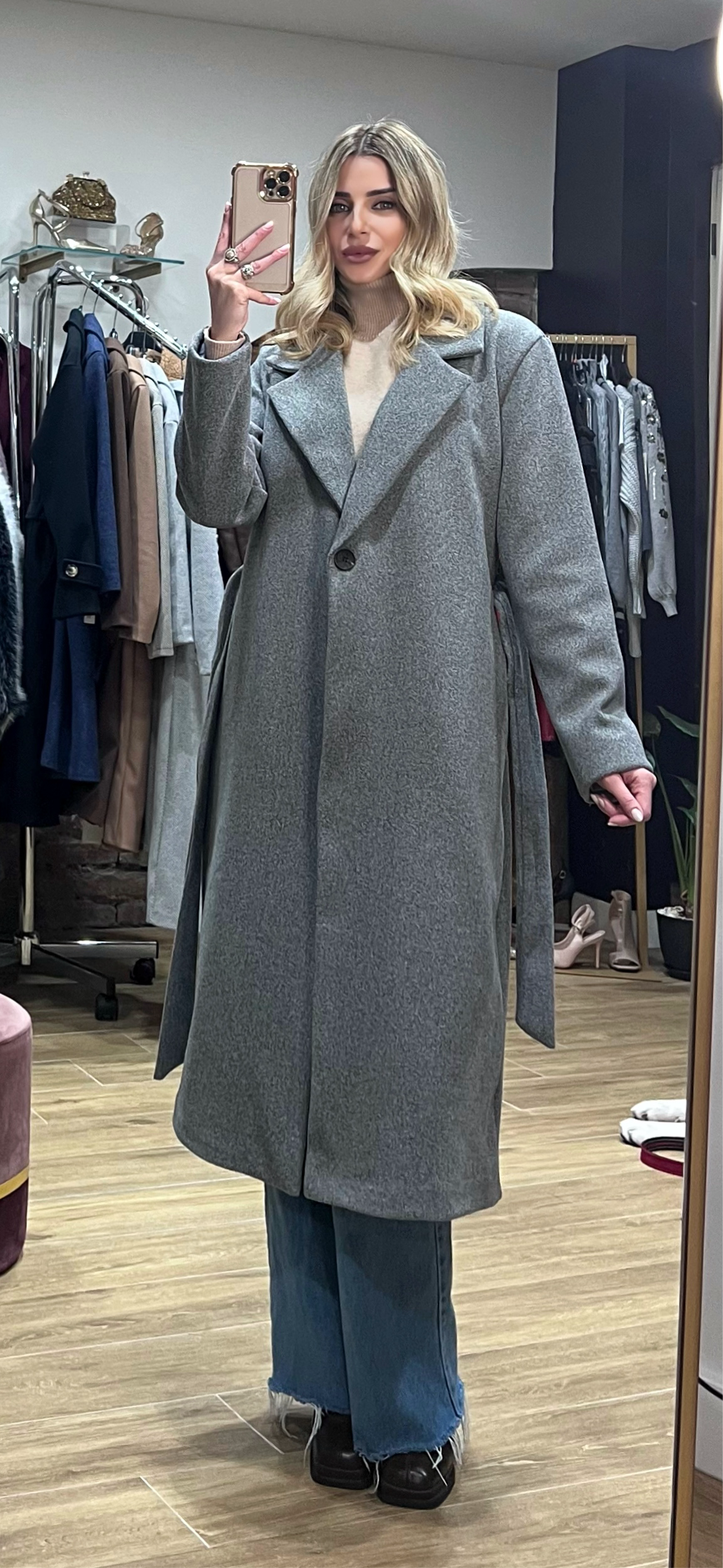 Cappotto Charlotte grigio