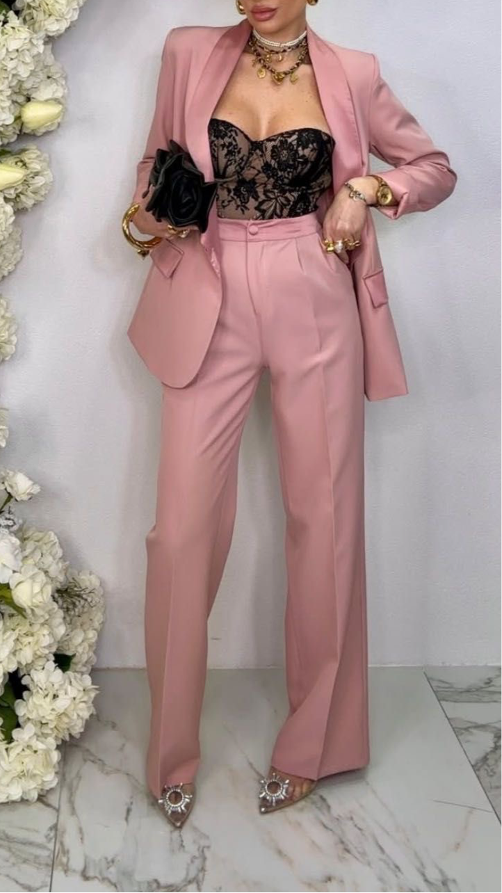 Tailleur Ludmilla rosa cipria