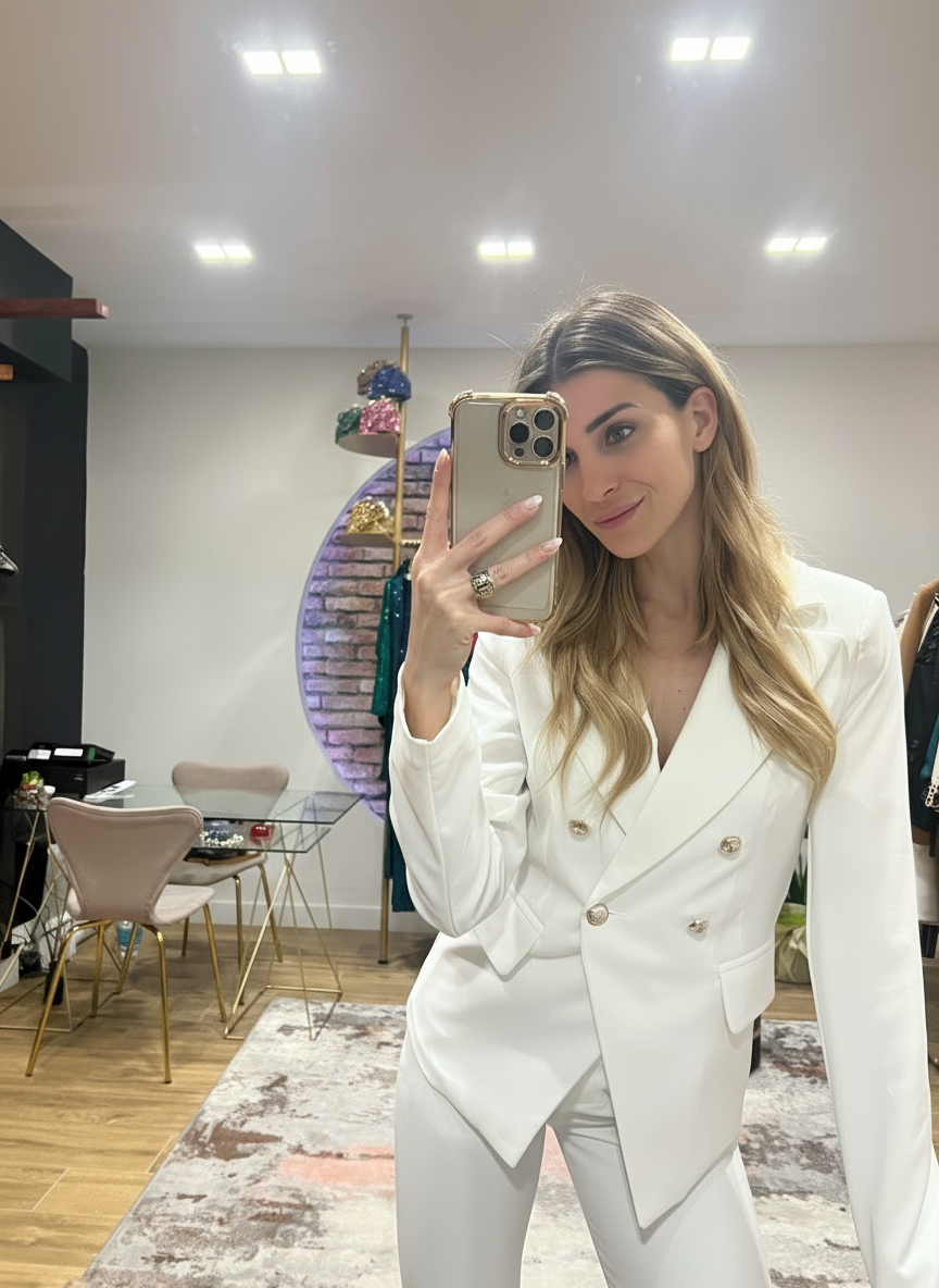 Tailleur Benedetta bianco