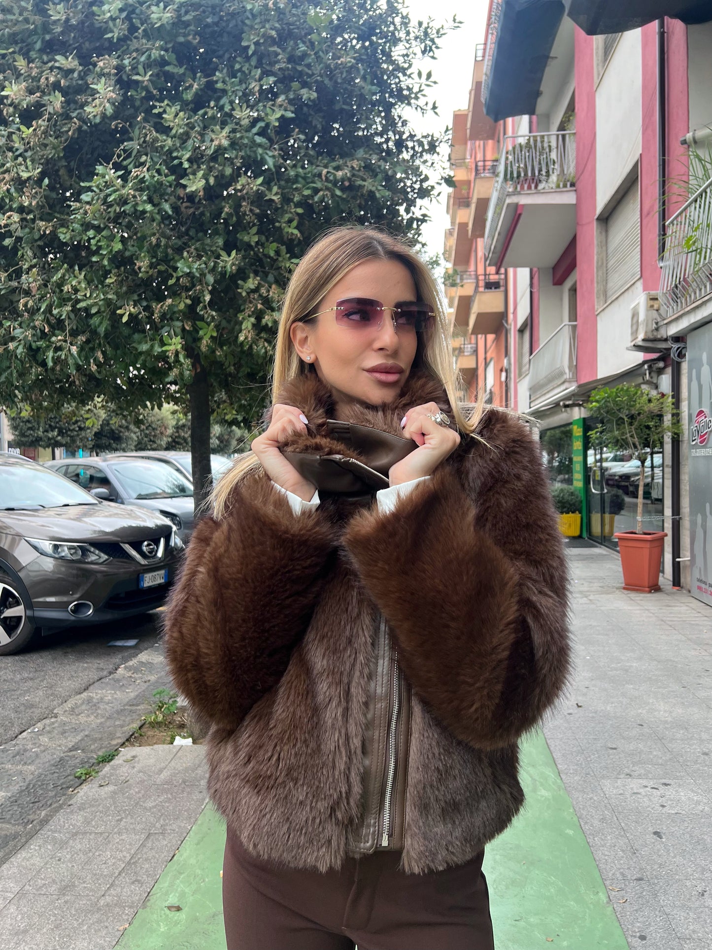 Ecopelliccia Marmolada cioccolato