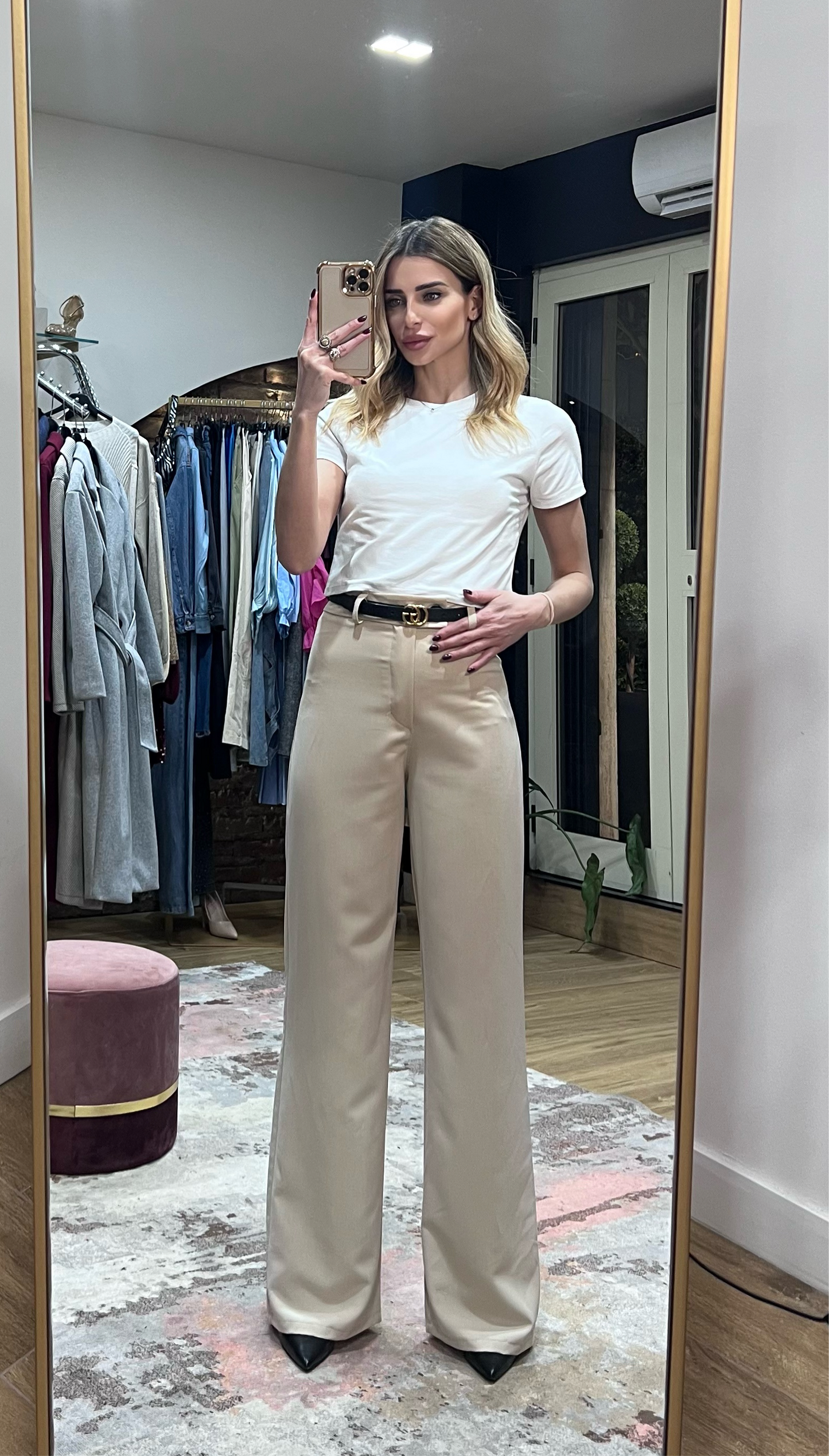 Pantalone Elsa beige