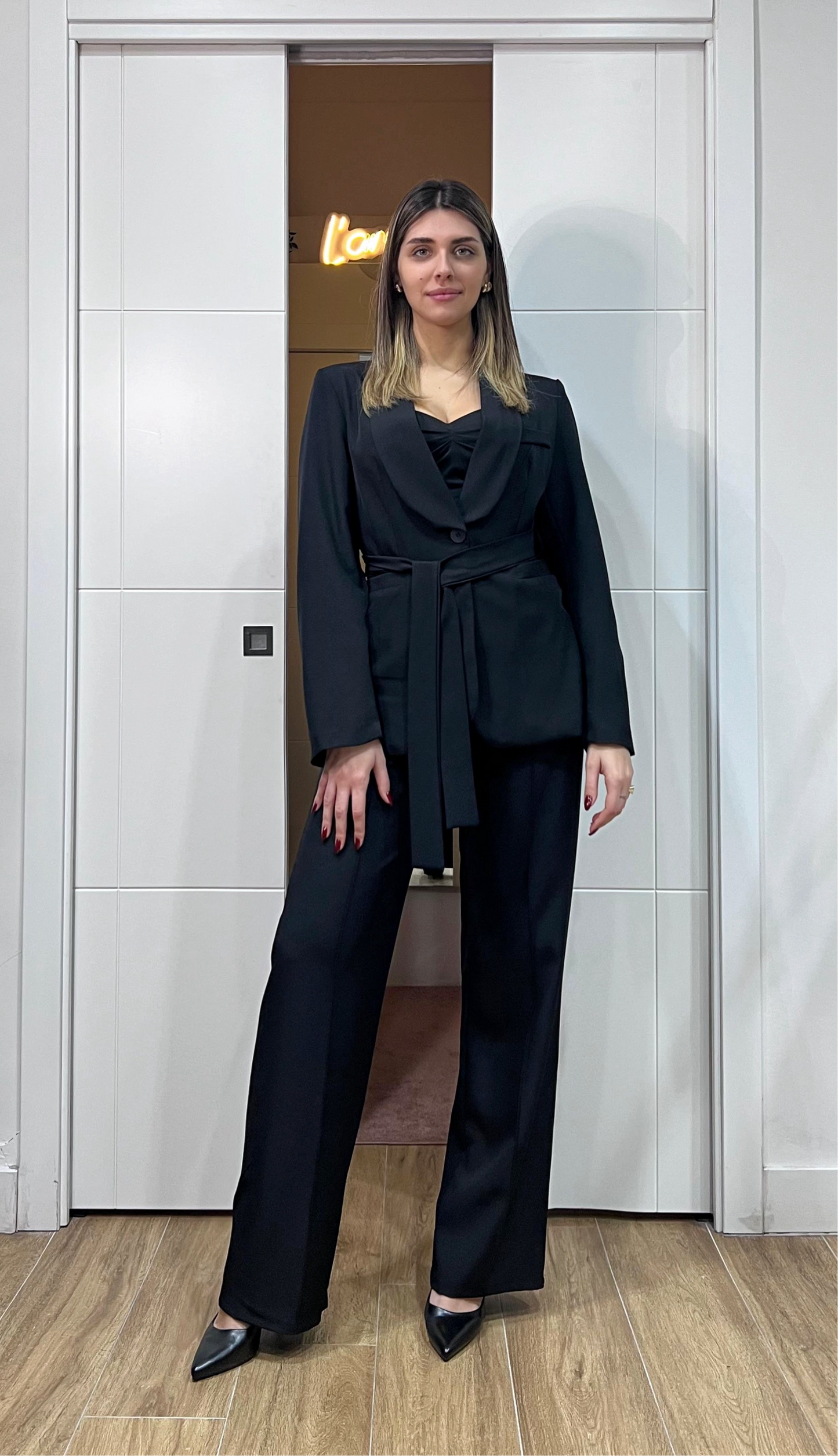 Tailleur Pamela nero
