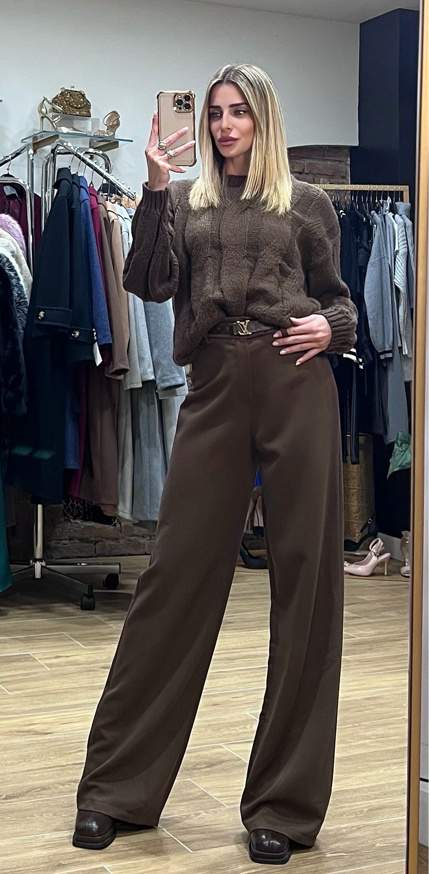 Maglioncino Elsa tabacco