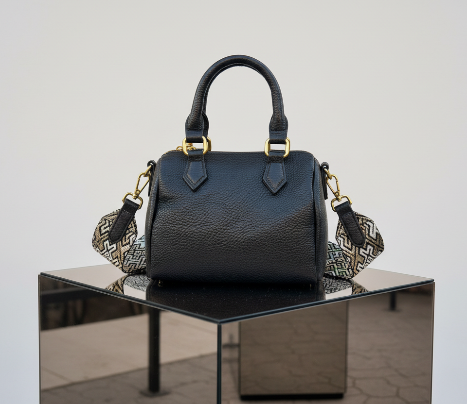 Borsa bauletto Giuly nero