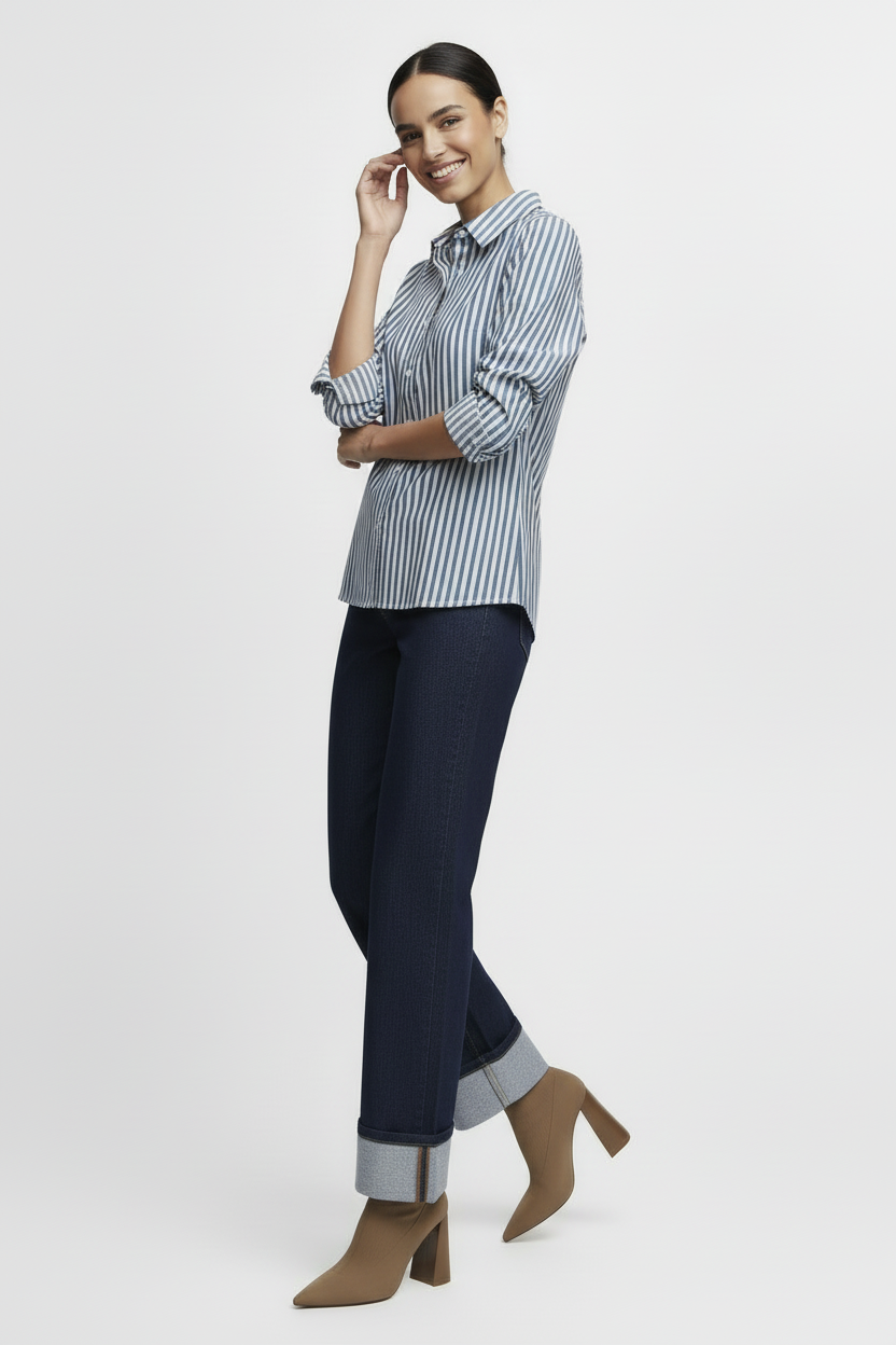 Camicia a righe