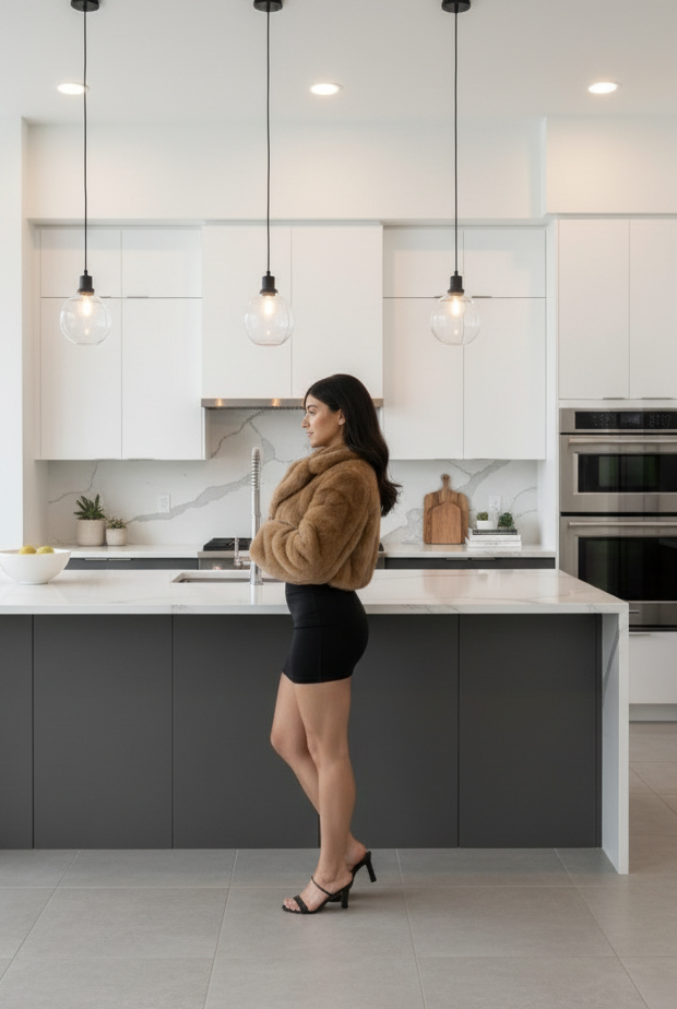 Giacca ecopelliccia Magda cammello