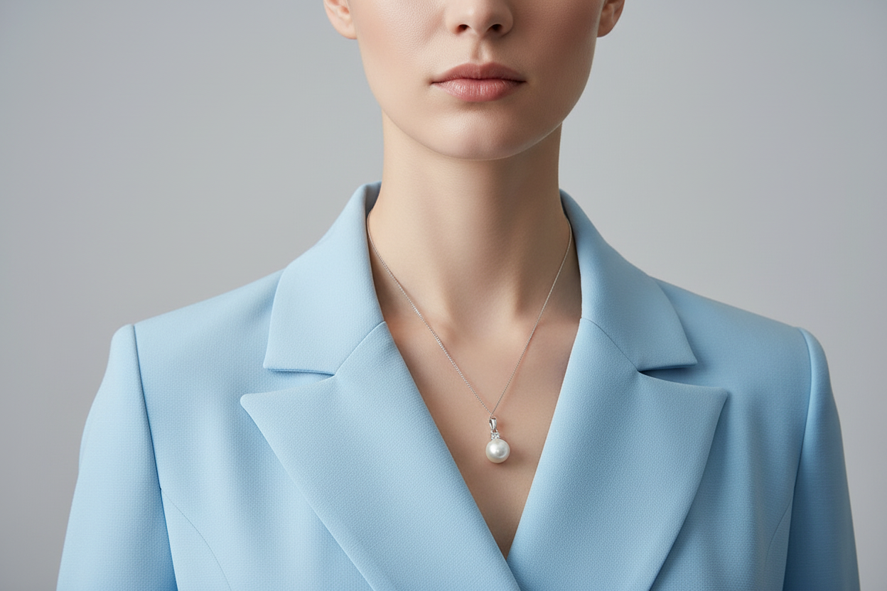 Collana con Pendente a Perla – Eleganza Classica