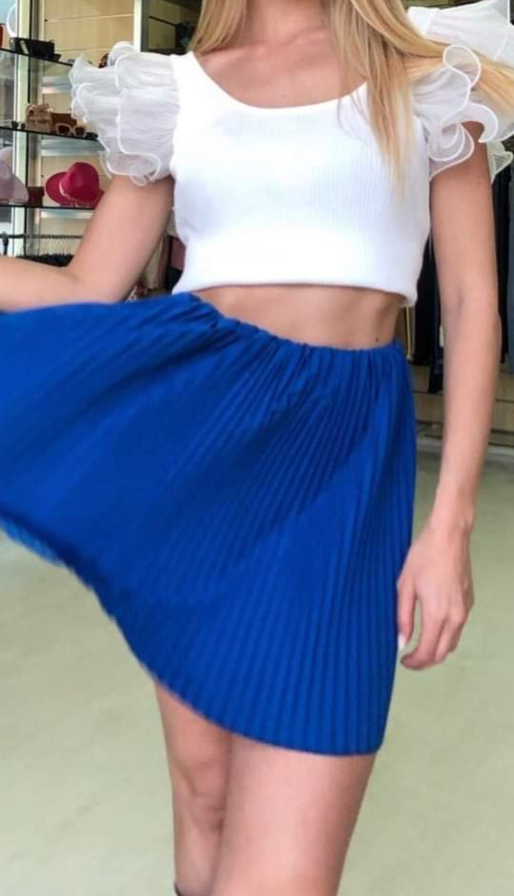 Gonnellina Marilyn bleu