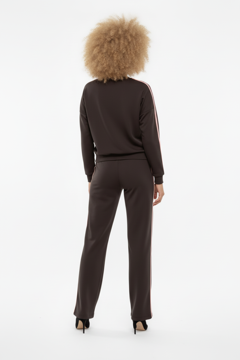 Coordinato tuta Cherie cioccolato