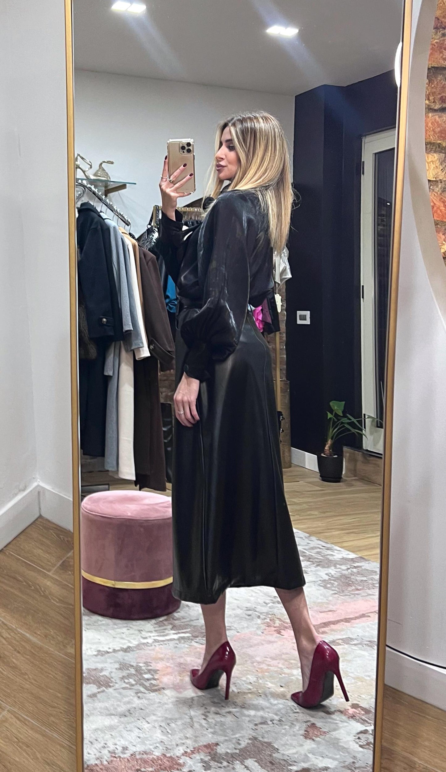 Gonna Longuette "Elegance" Nera