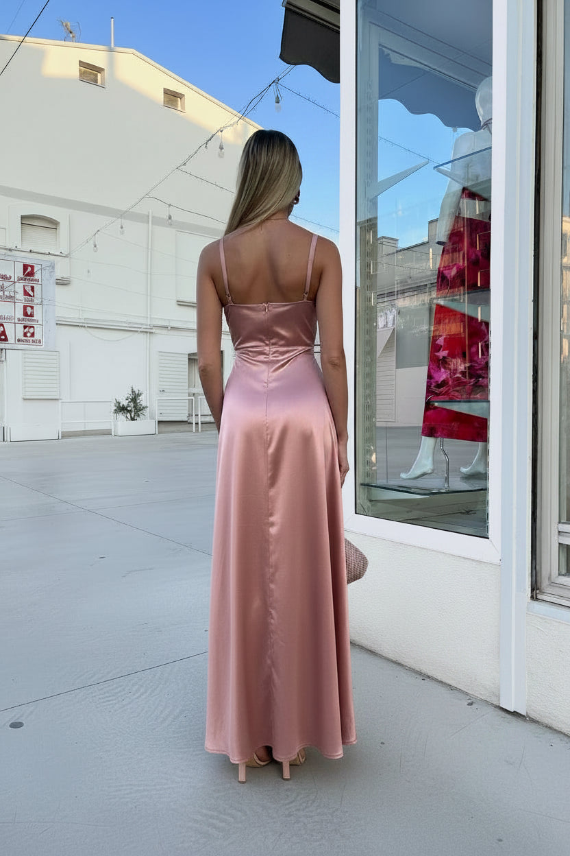 Abito Diamante rosa cipria