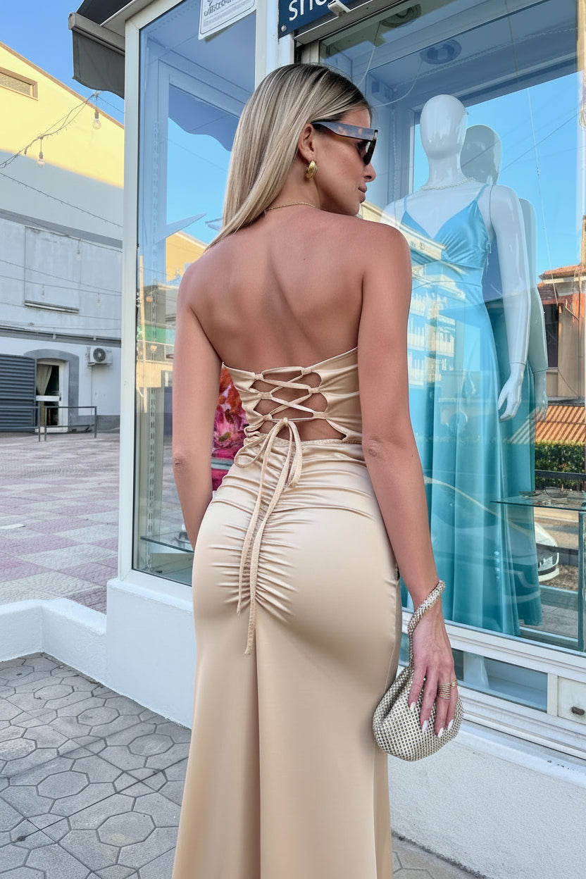 Abito Venezia champagne