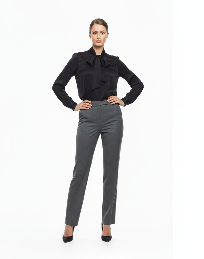 Pantalone Curvy Sartoriale - Lisa Kott grigio