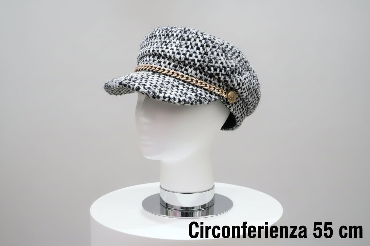Cappello alla Gavroche in Panno di Viscosa