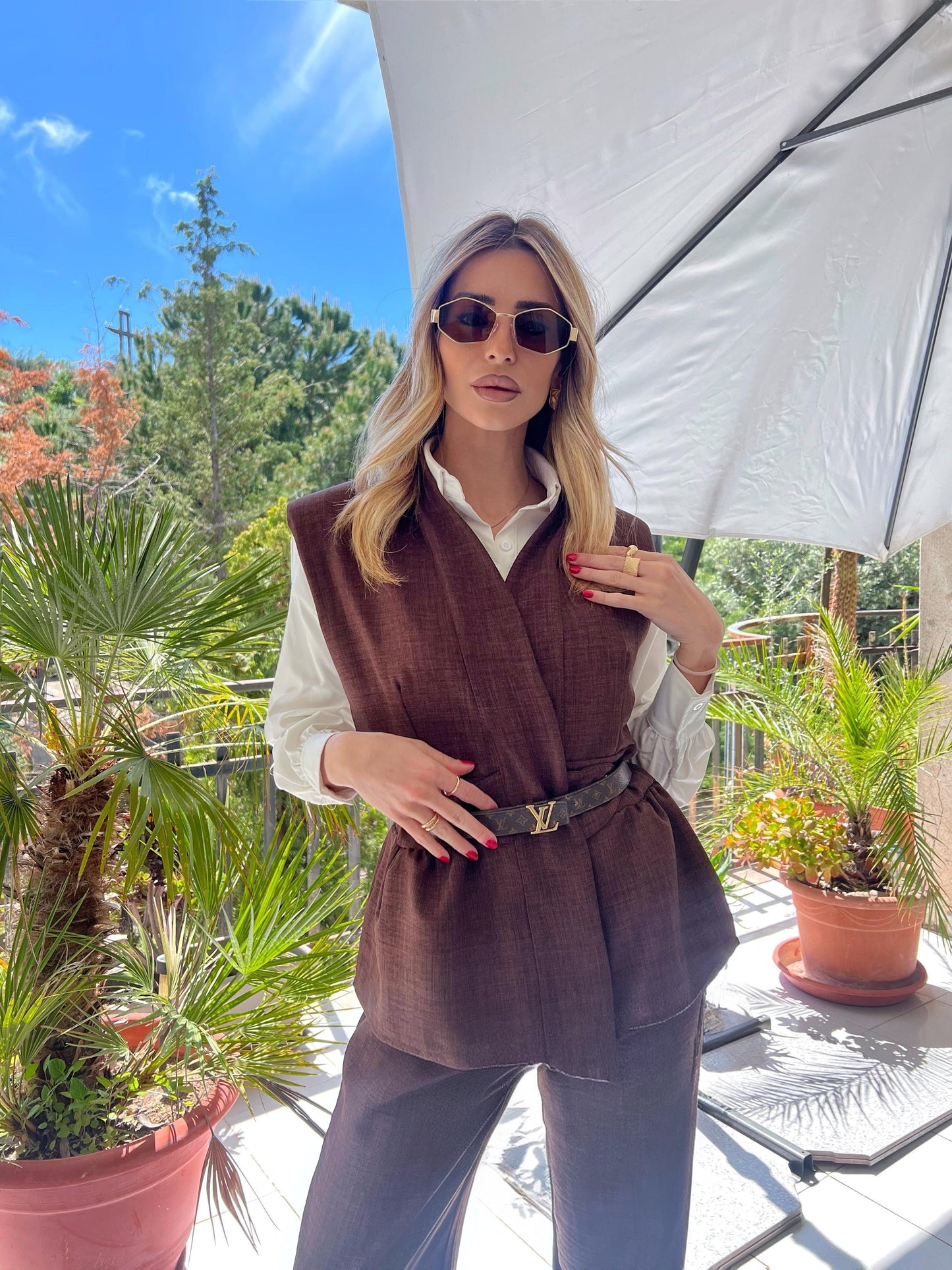 Coordinato Monique cioccolato