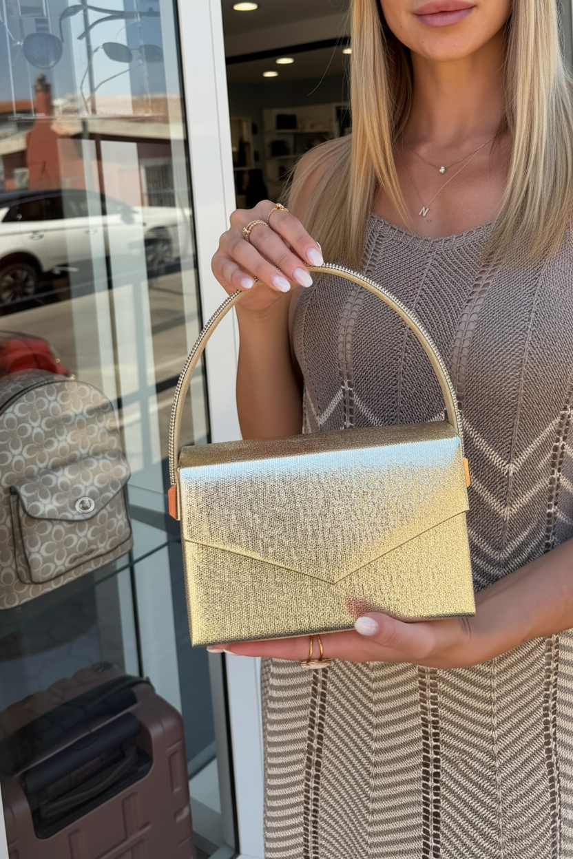 Pochette Cloe oro