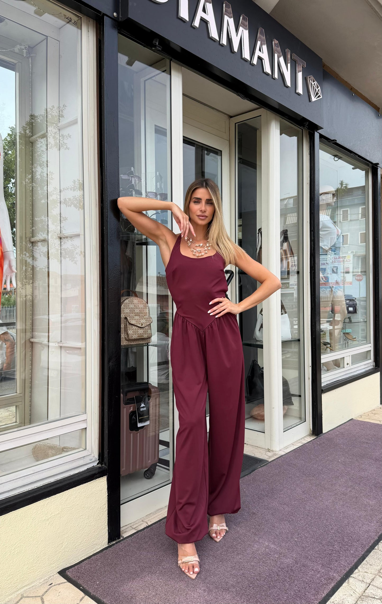 Jumpsuit Ipanema Bordeaux