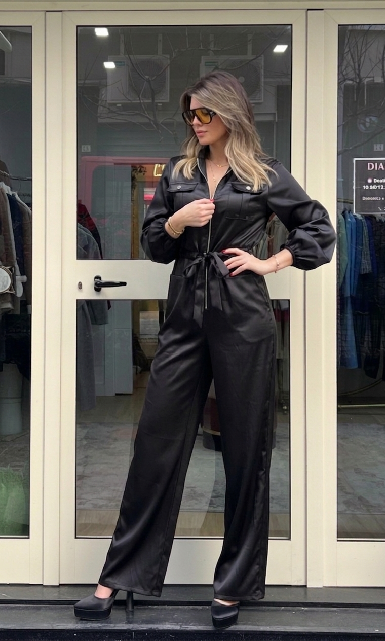 Jumpsuit Ophelia nera