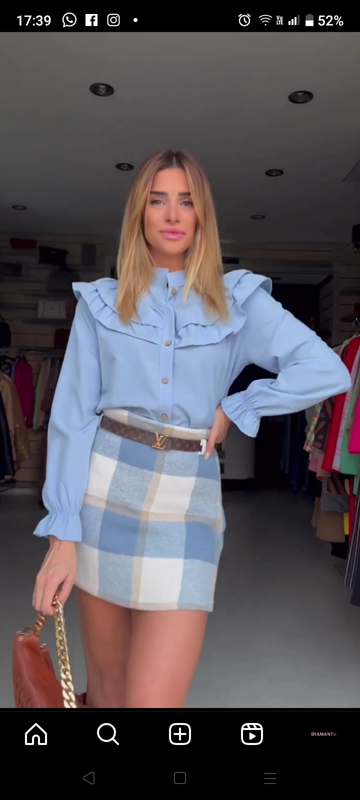 Camicia Volant , taglia unica