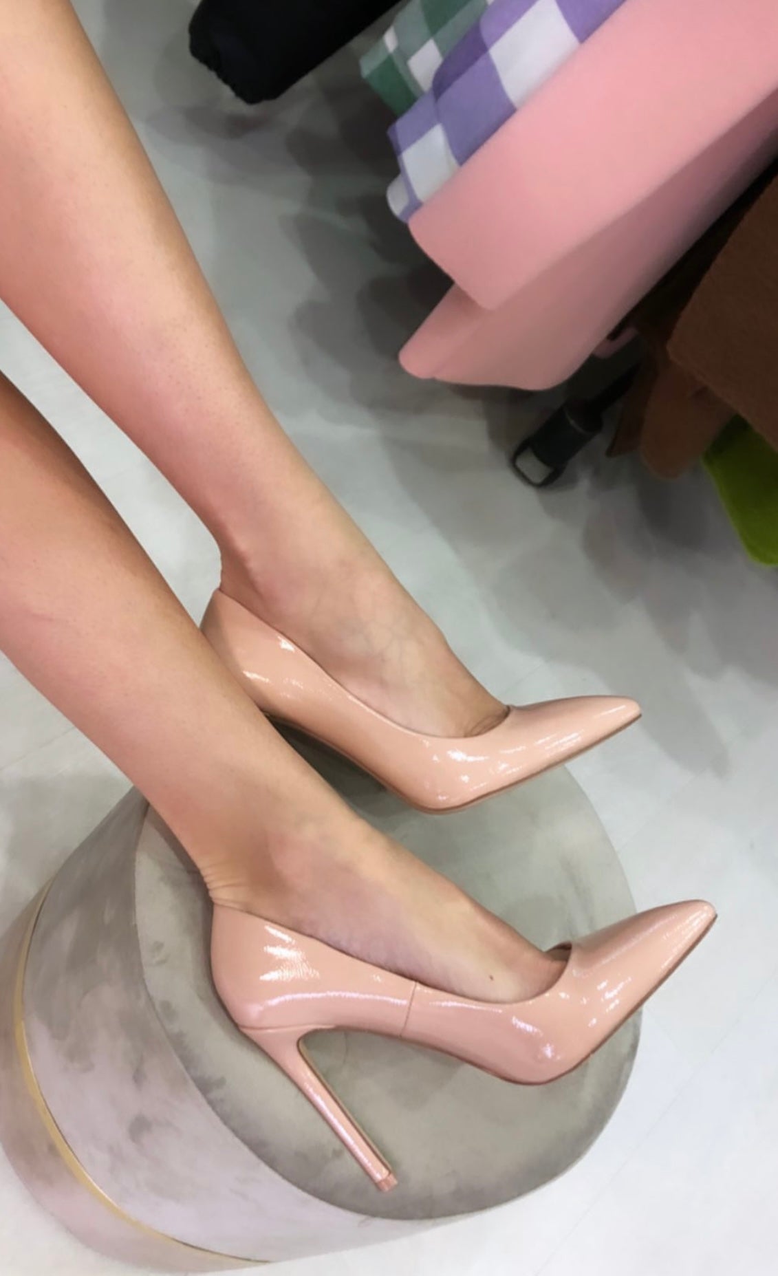 Décolleté nude lucide