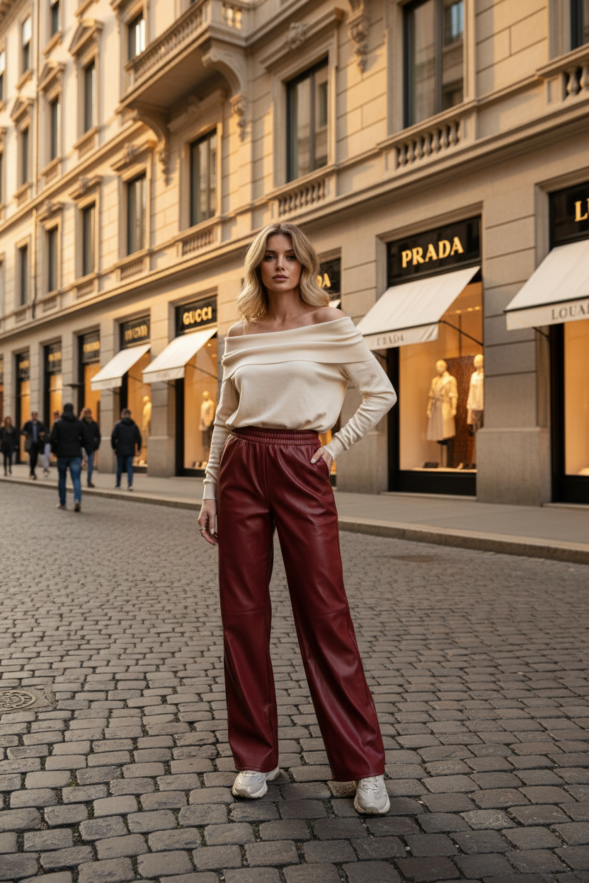 Pantalone Cochy bordeaux