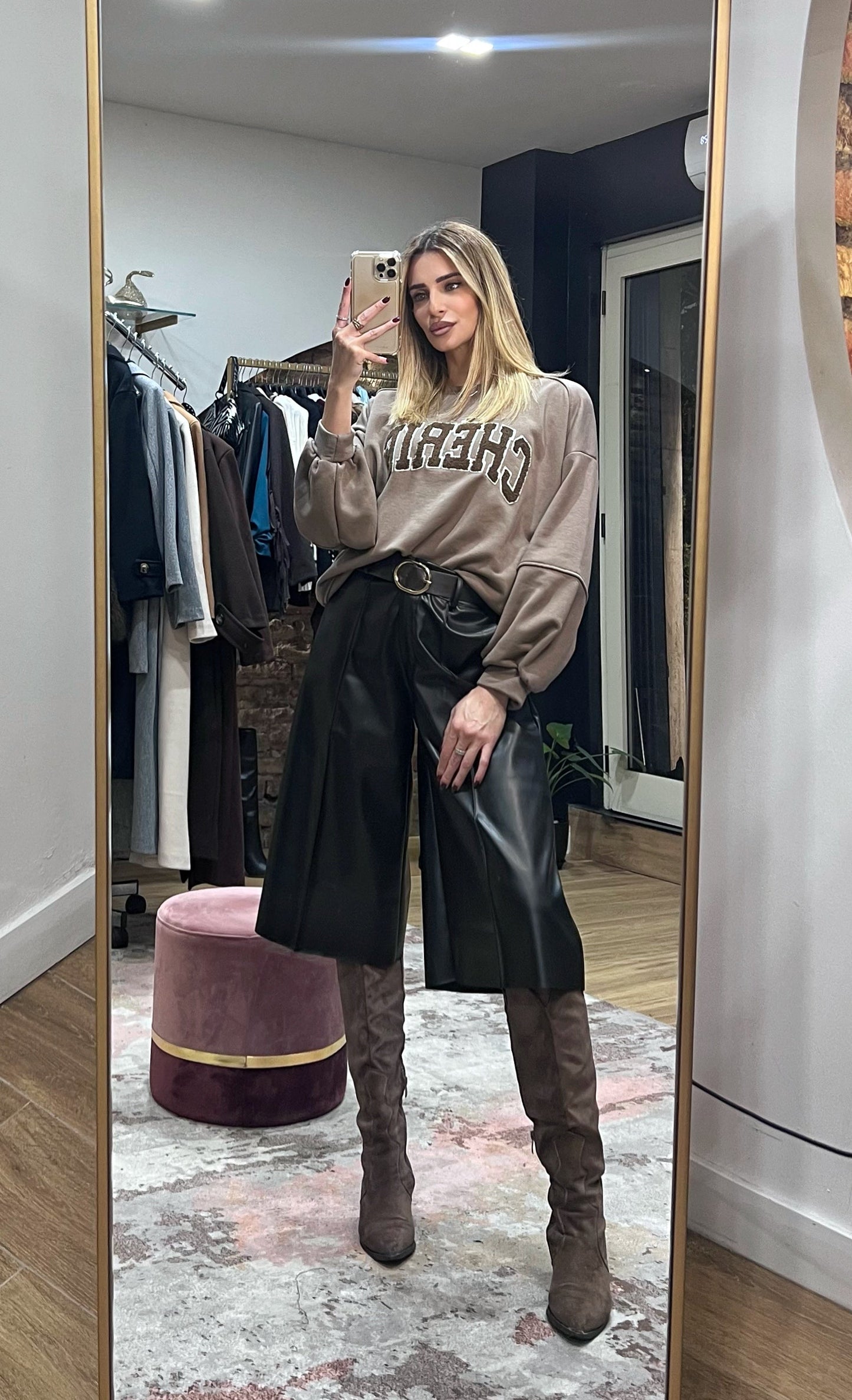 Bermuda Ecopelle Nero