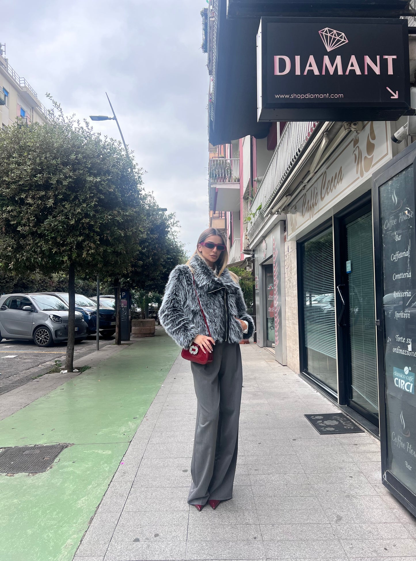 Ecopelliccia Marmolada grigia