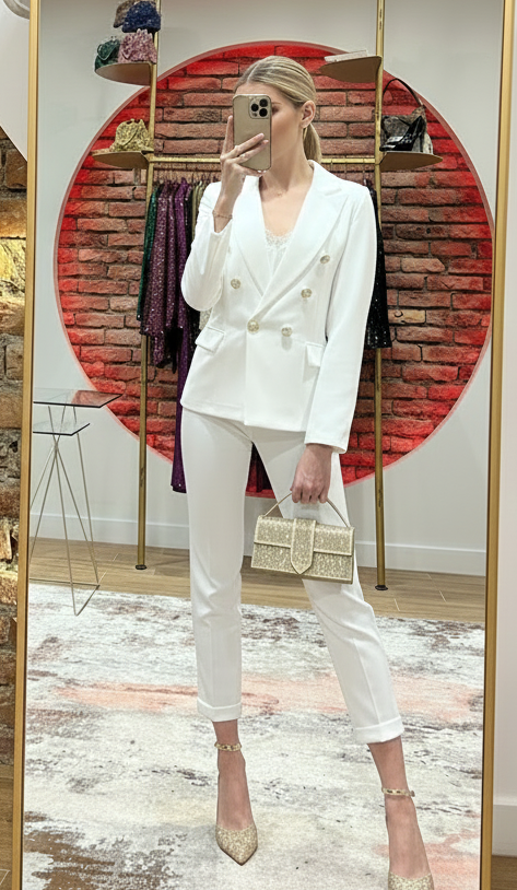 Tailleur Sophie bianco