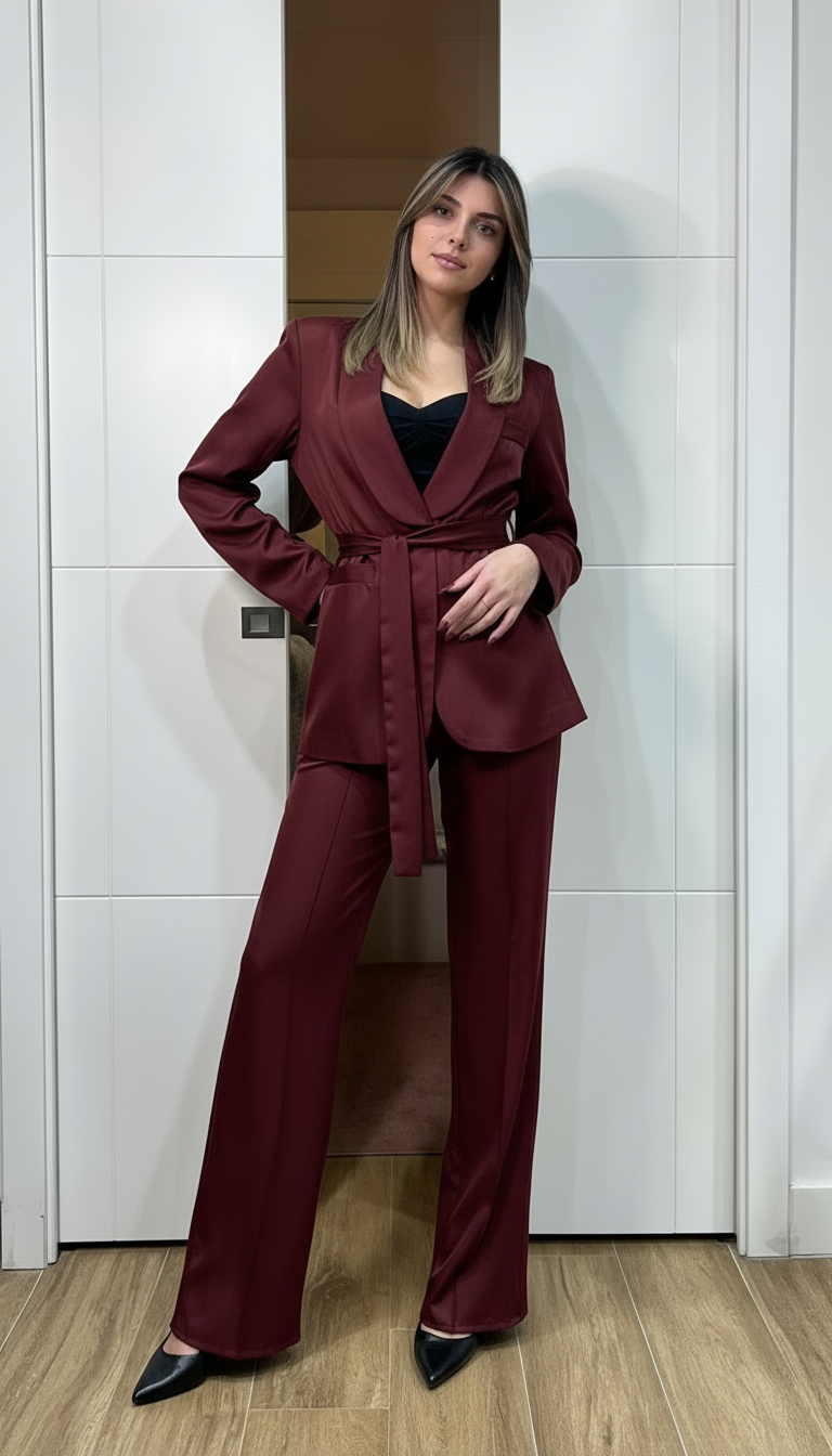 Tailleur Pamela Wine