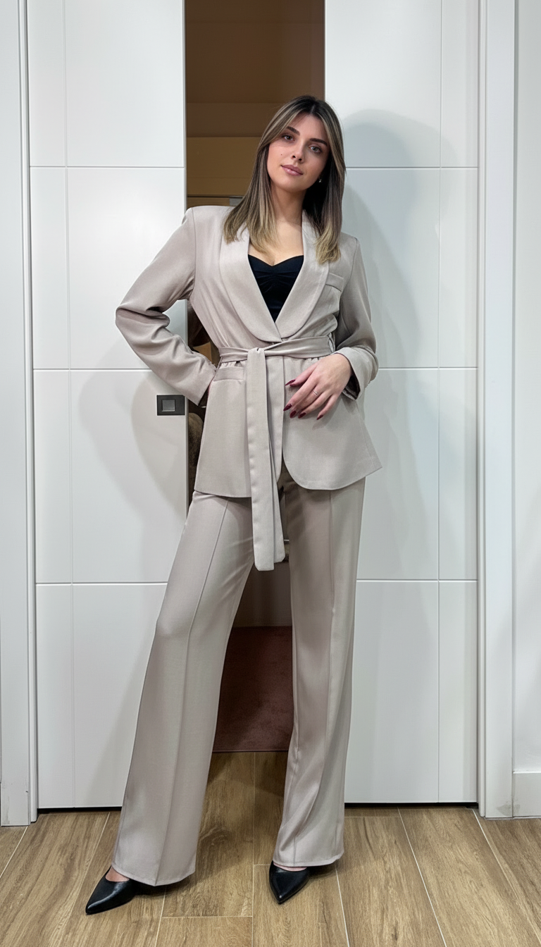 Tailleur Pamela beige