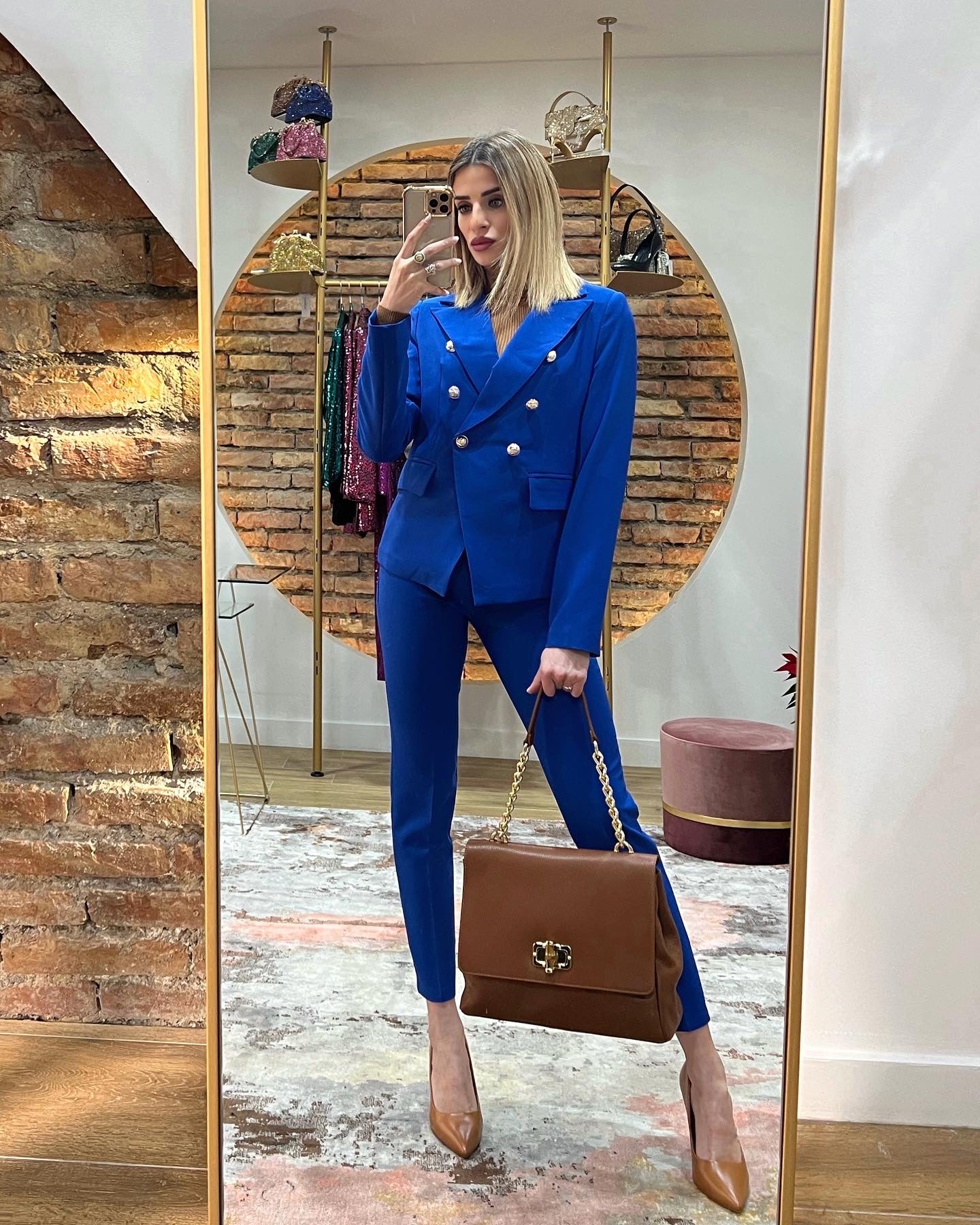 Tailleur Benedetta blu