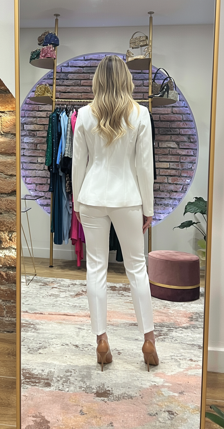 Tailleur Benedetta bianco