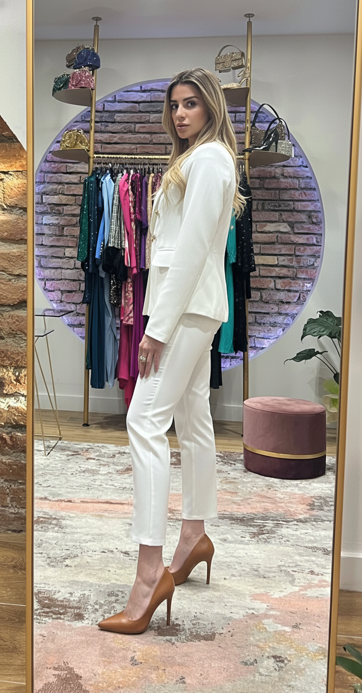 Tailleur Benedetta bianco