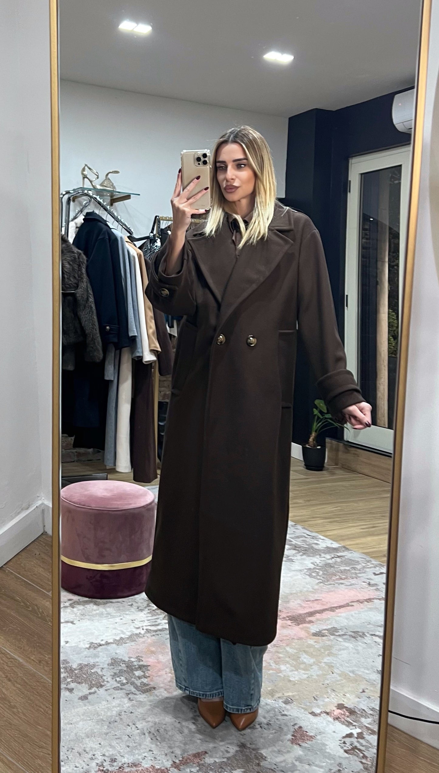 Cappotto Urban Chic cioccolato
