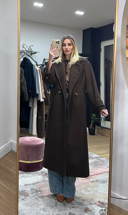 Cappotto Urban Chic cioccolato