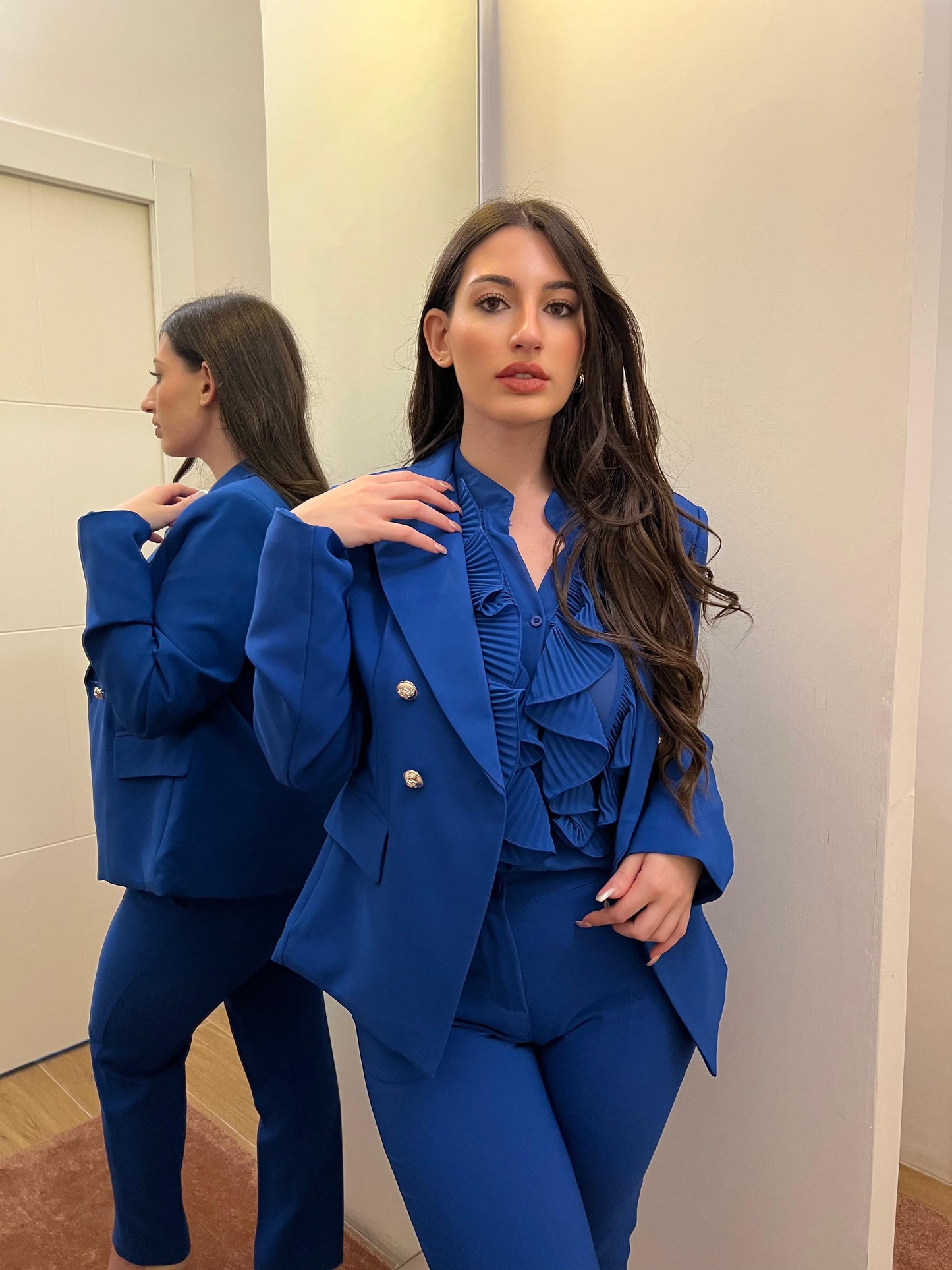 Tailleur Benedetta blu