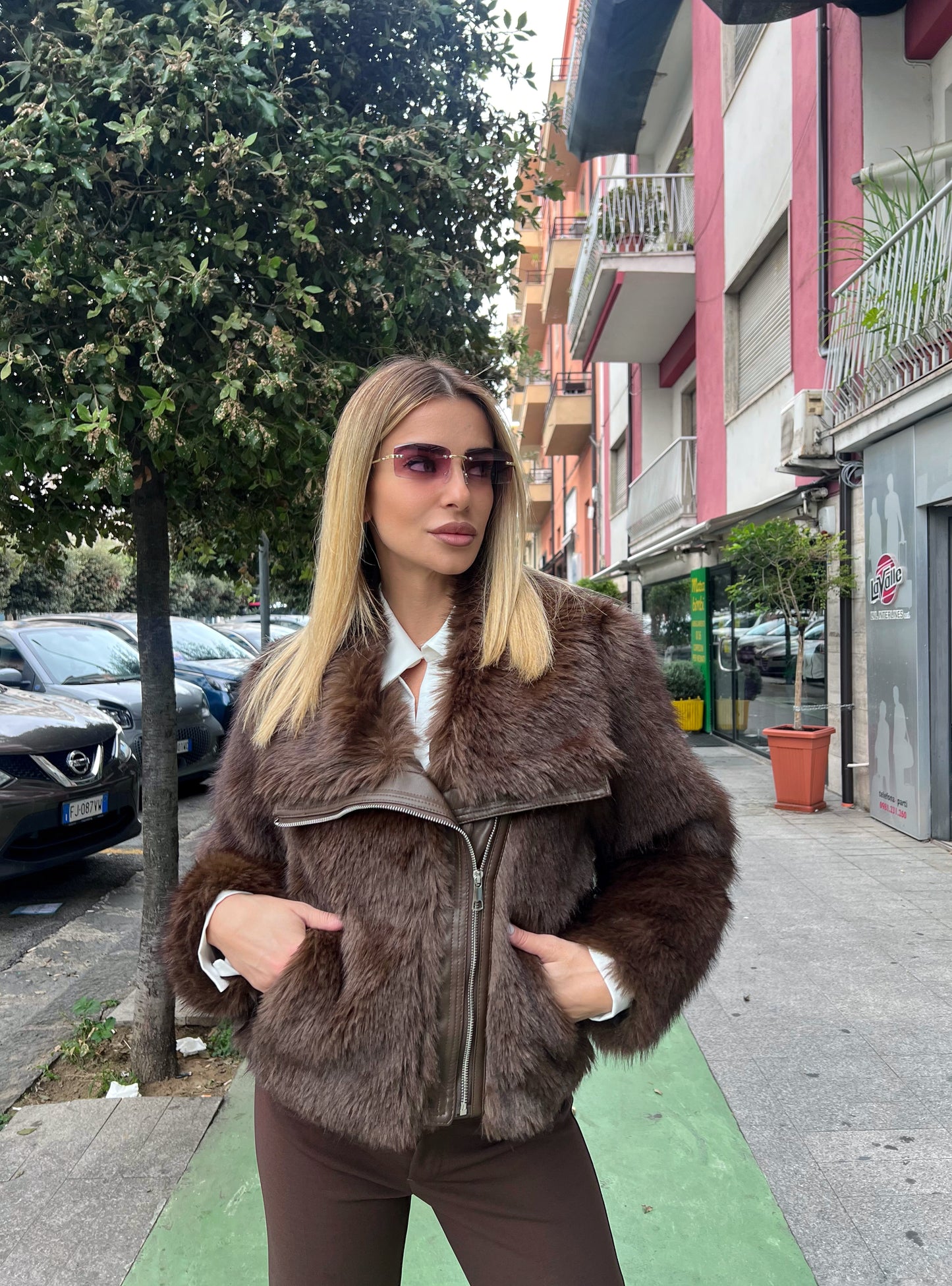 Ecopelliccia Marmolada cioccolato