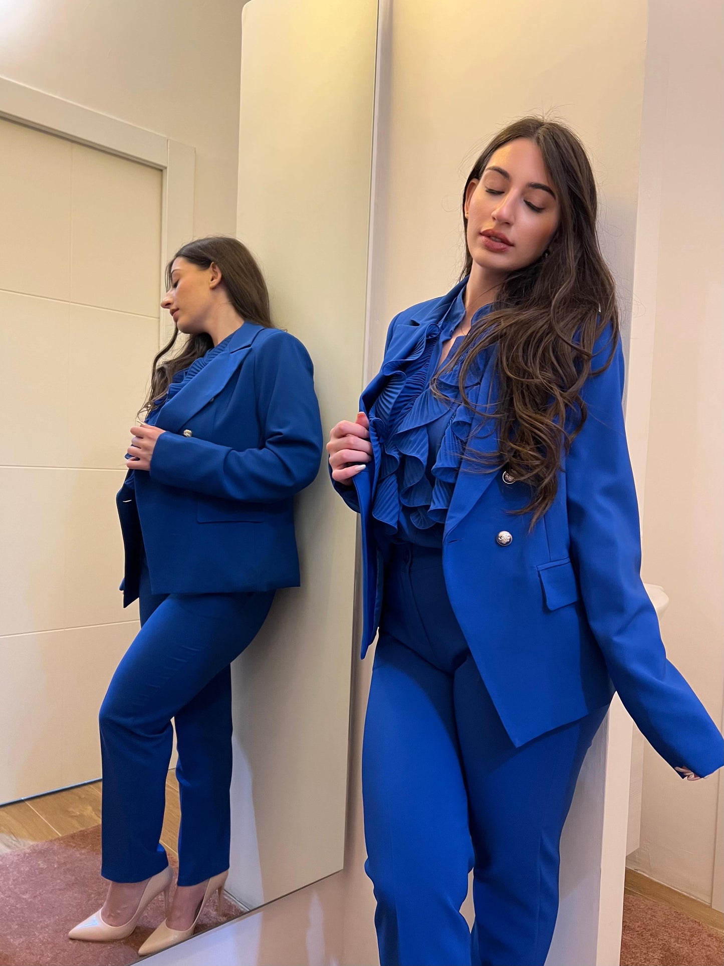 Tailleur Benedetta blu