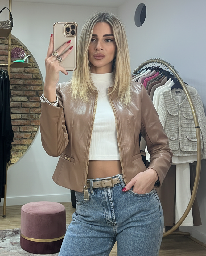 Giacca Scarlett marrone