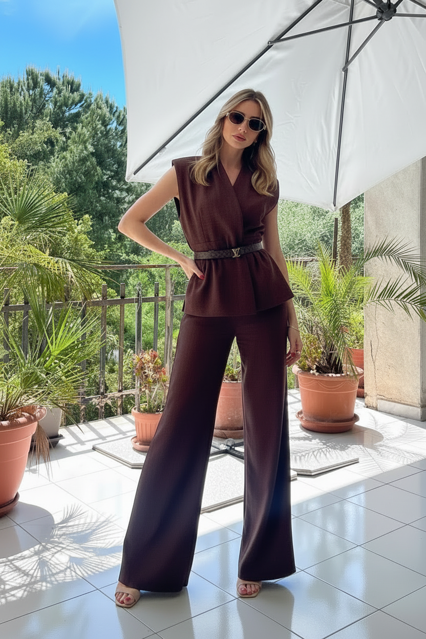 Coordinato Monique cioccolato