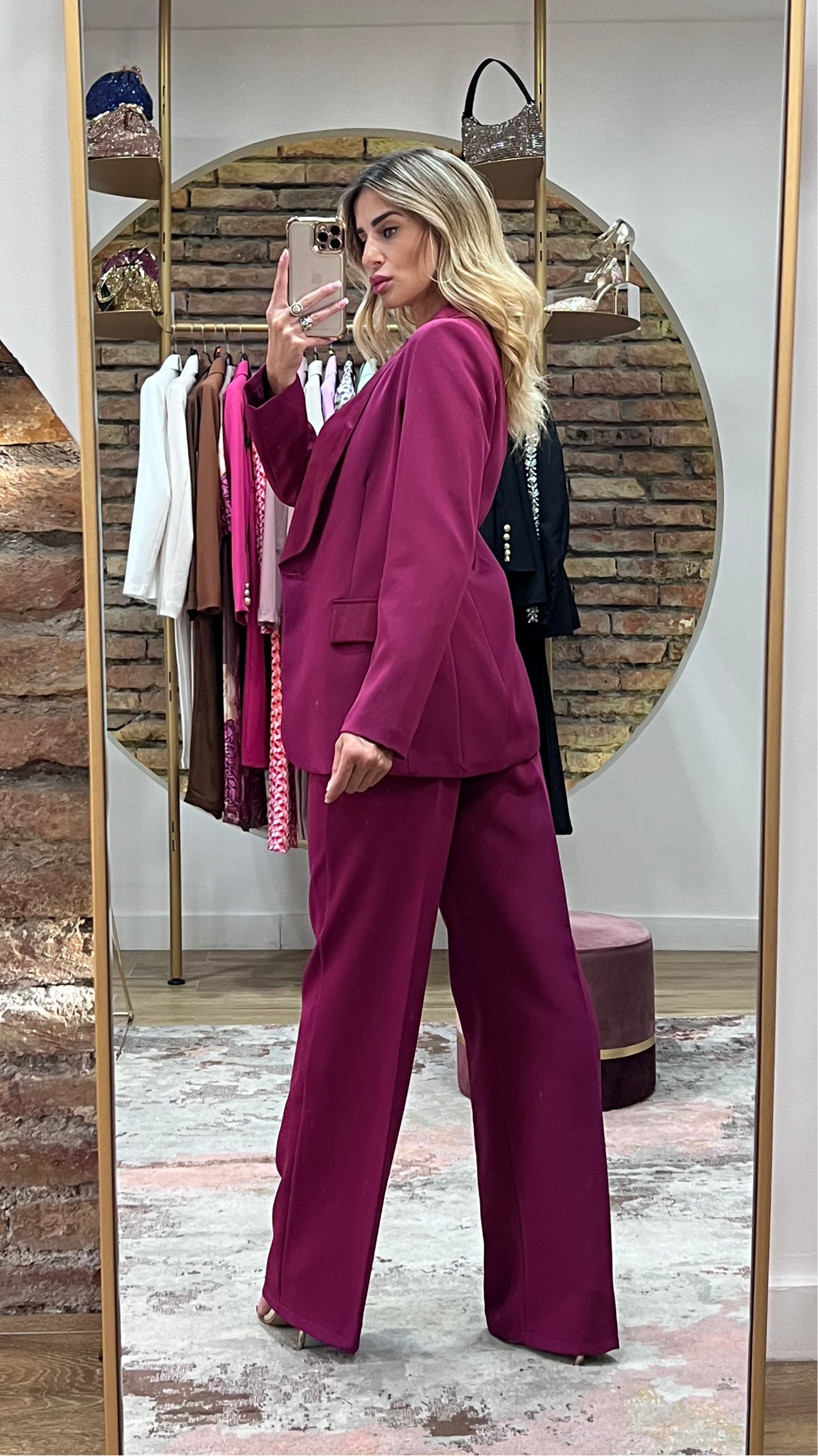 Tailleur Ludmilla fuchsia purple