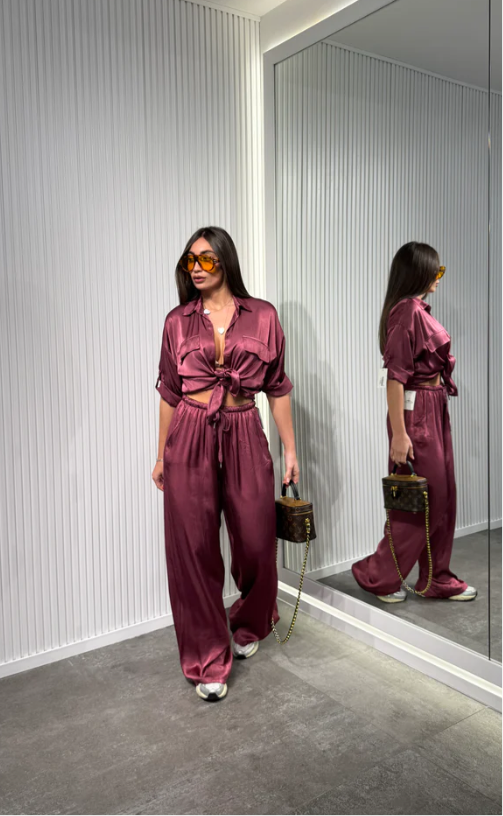 Coordinato Gaby bordeaux