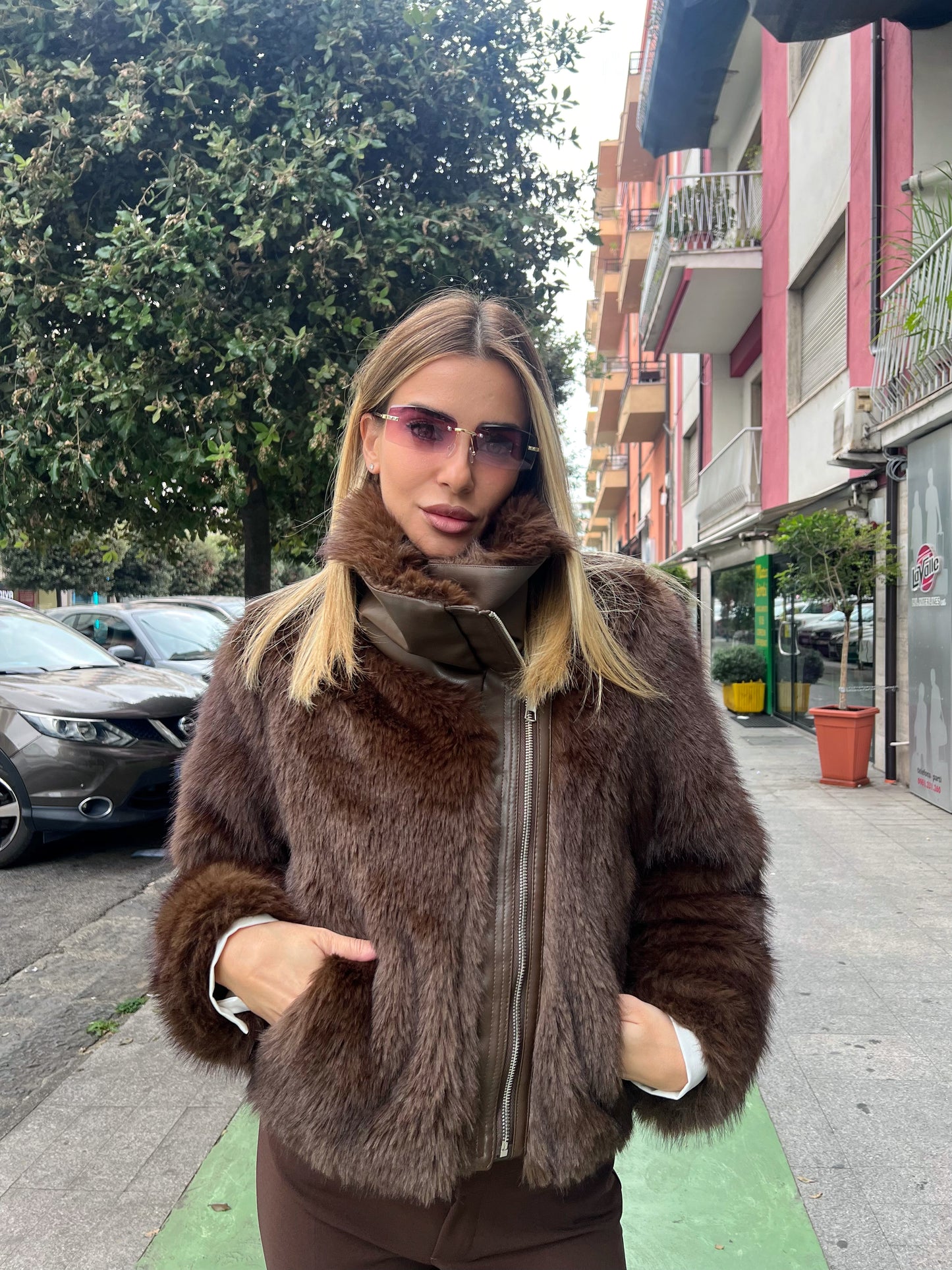 Ecopelliccia Marmolada cioccolato