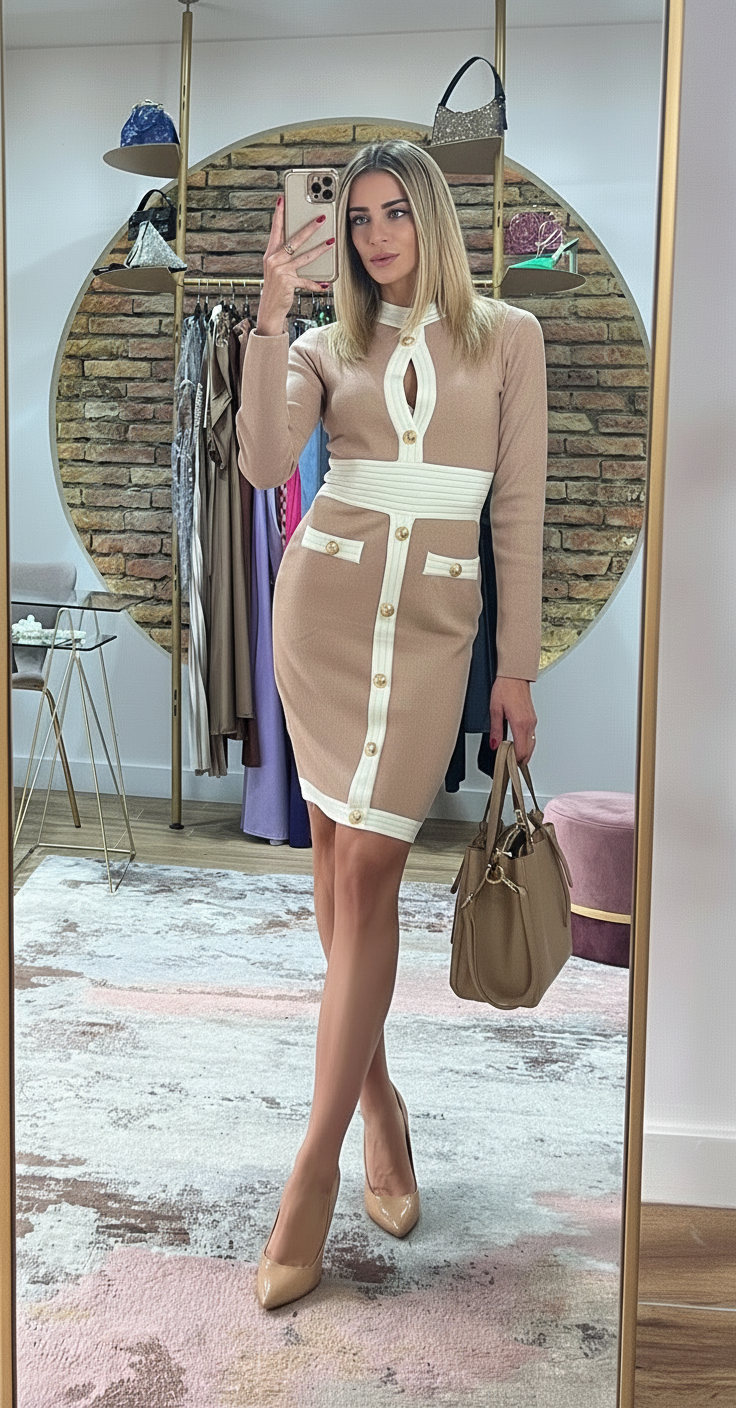 Abito Micol beige