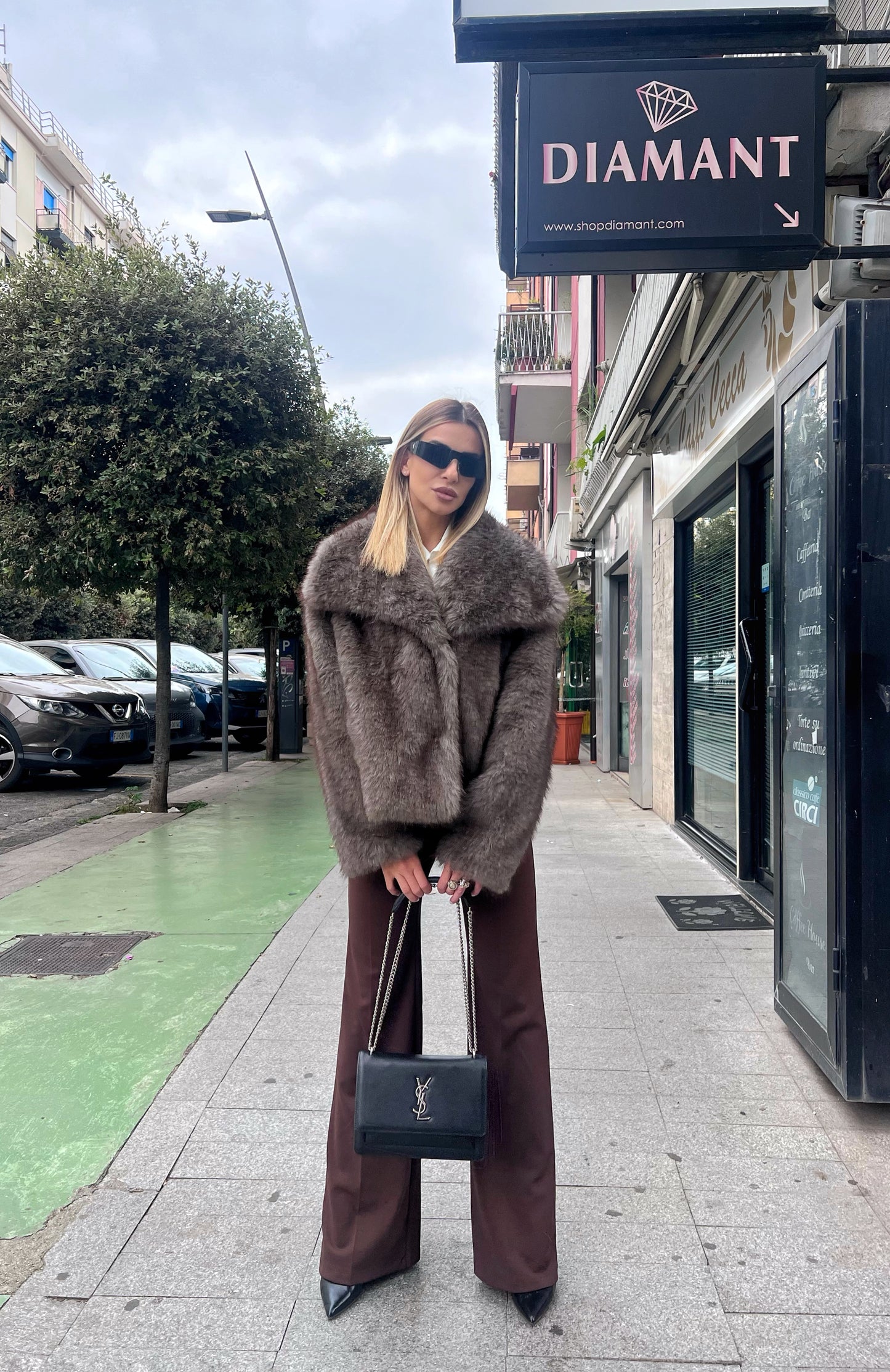 Ecopelliccia Chamonix-Mont-Blanc taupe