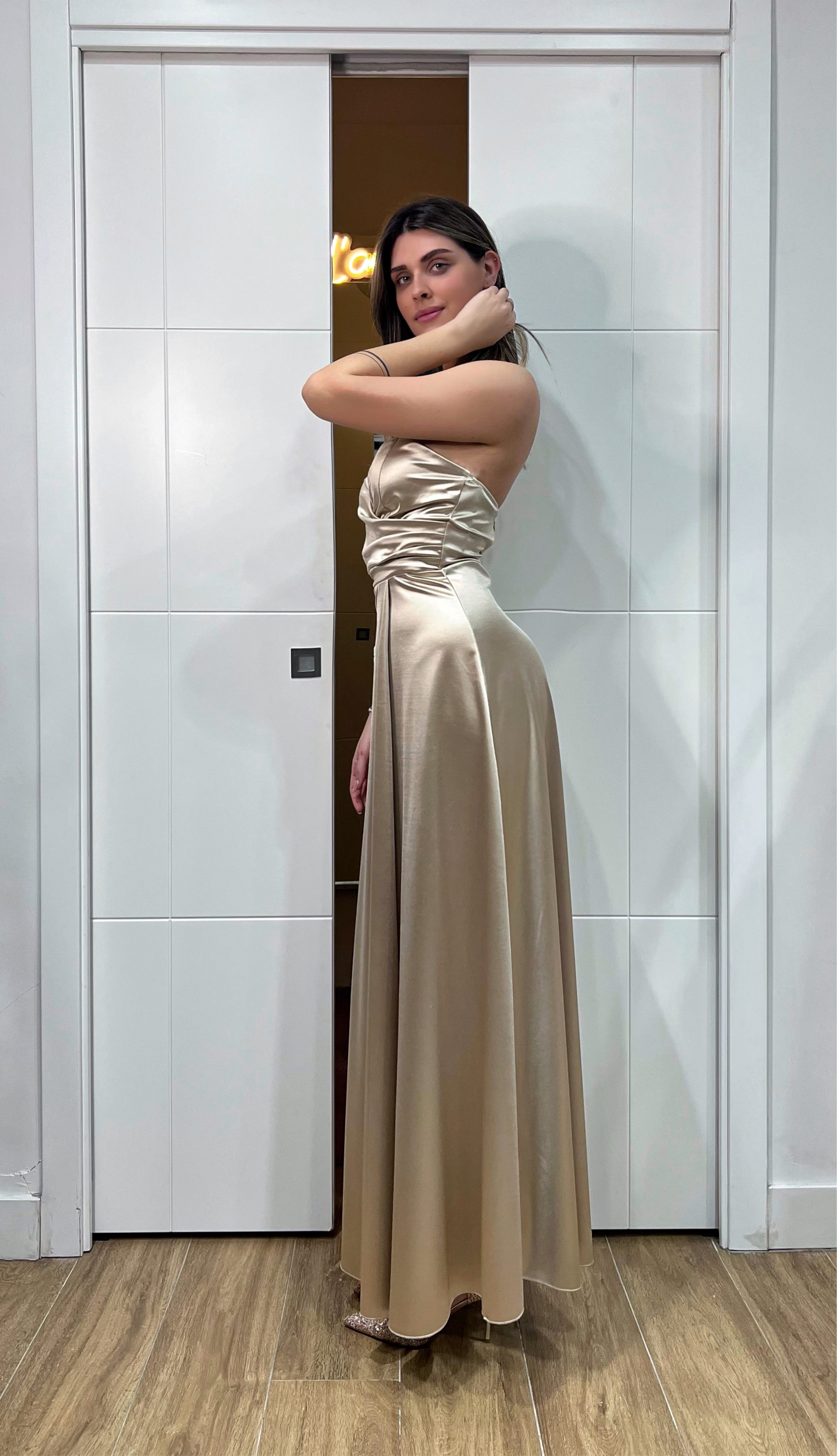 Abito Elegant champagne