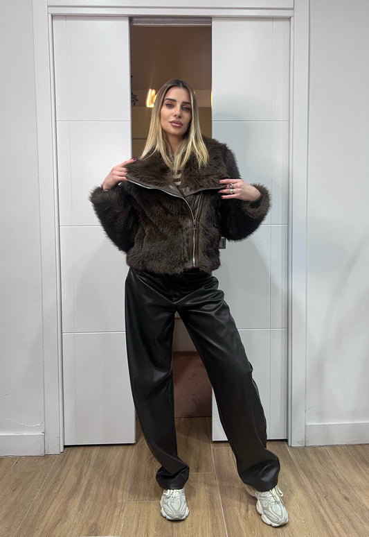 Ecopelliccia Marmolada cioccolato